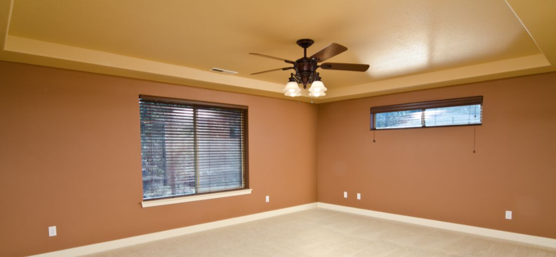 Custom-made vinyl blinds providing privacy and light control in a Moorpark residence.